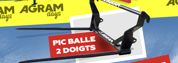 Pique Balle 2 doigts AGRAM GAMME AGRICOLE RENFORCÉE