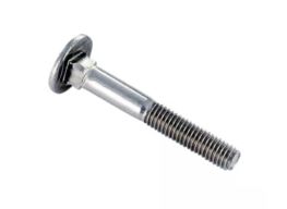 20 X Boulons M10 X 50 Tête Ronde Collet Carré Vis TRCC Avec Écrou Et