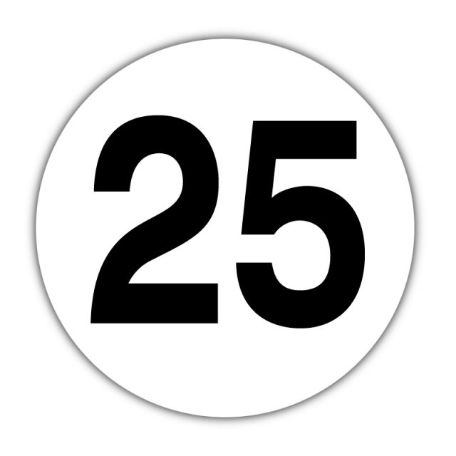DISQUE LIMITATION DE VITESSE 25KM/H