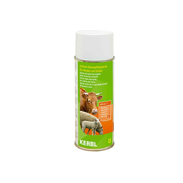 Spray vert pour les onglons pour chevaux, ovins et bovins