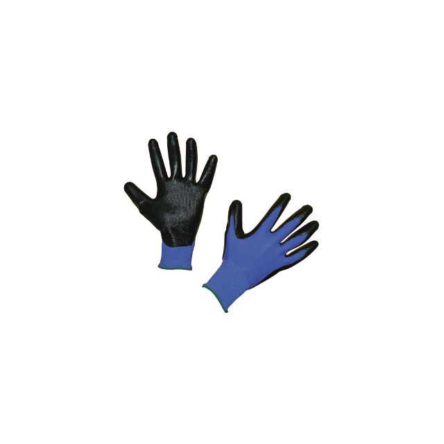 Gants de mécanique Nytec noir/bleu Taille 10