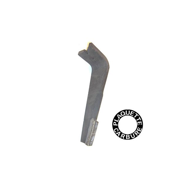 DENT GAUCHE à démontage rapide + renfort PLAQUETTE CARBURE