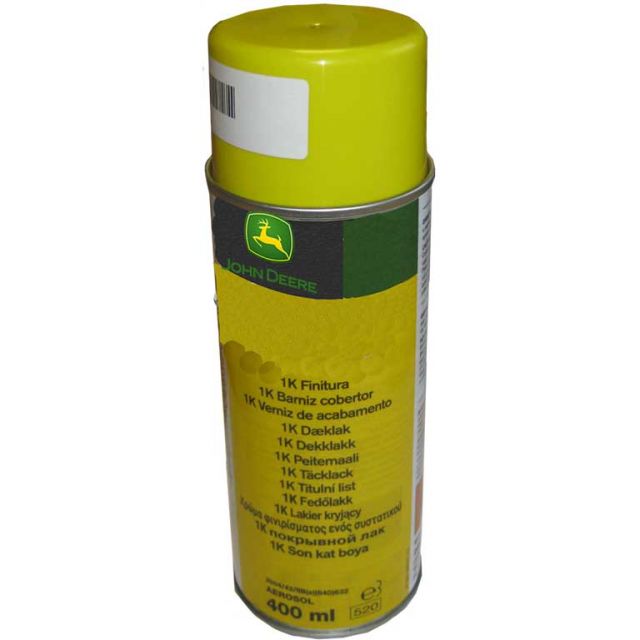 Spray Aérosol John Deere peinture jaune 400ML