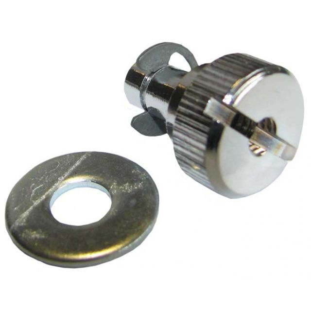 Bouton Grille Avant 65 - Chrome