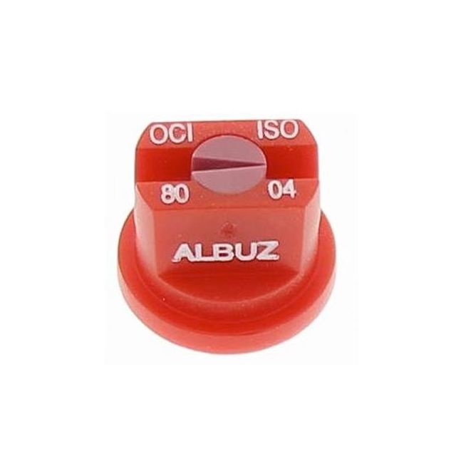 BUSE ALBUZ OCI 80° BOUT DE RAMPE - ROUGE