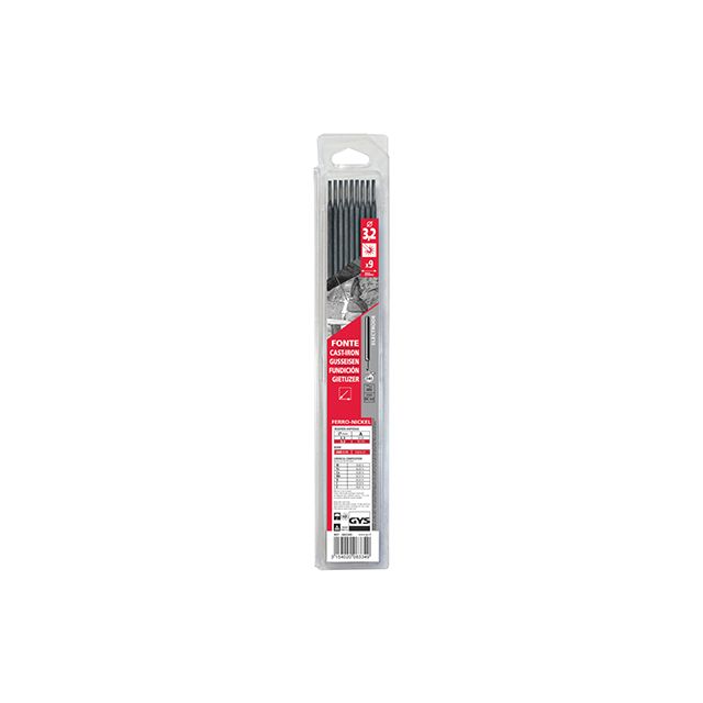ETUI 9 ELECTRODES pour SOUDURE FONTE diam 3,2mm
