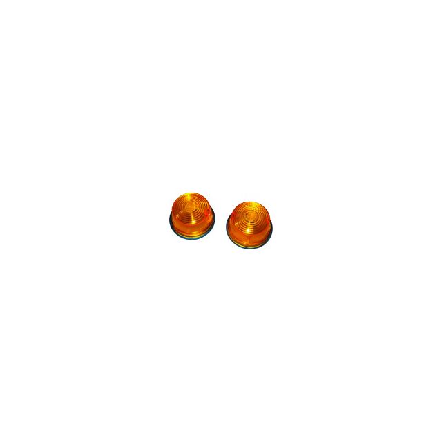 FEU DE POSITION ROND diamètre 75 mm couleur orange