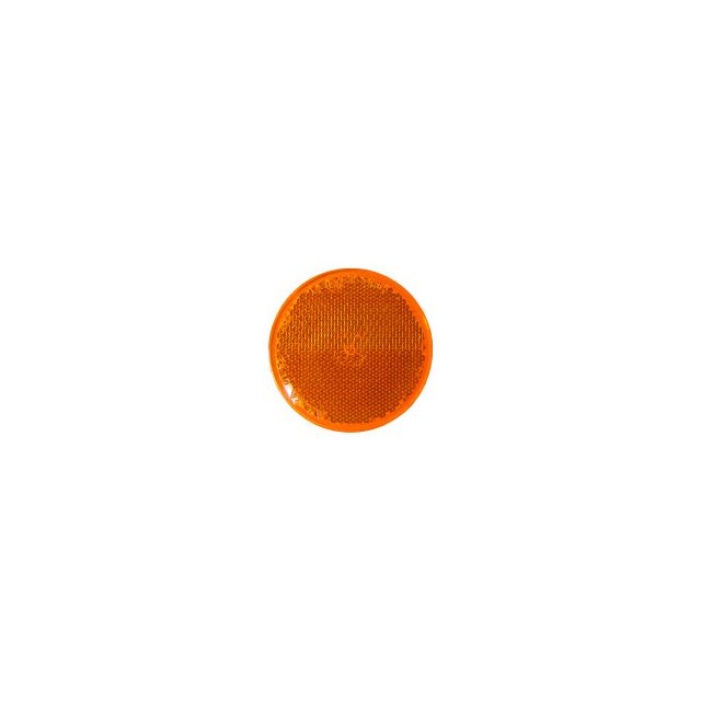 CATADIOPTRE ROND ORANGE adhésif diamètre 60 mm