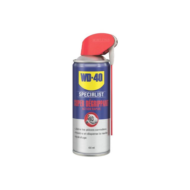 Aérosol WD40 Super dégrippant professionnel - Action rapide