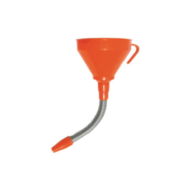 Entonnoir grand diametre 160mm flexible orange