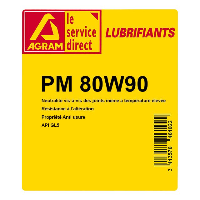Huile transmission mécanique PM 80W90 25L