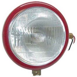 Phares Tracteur Rouges 12V - Compatible David Brown, Massey Ferguson, Case/IH, Ampoules Incluses