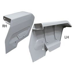 Paire De Garde-boue Aluminium Martelé Vintage Pour Vélo - Style Randonneuse Années 60, D'origine Française