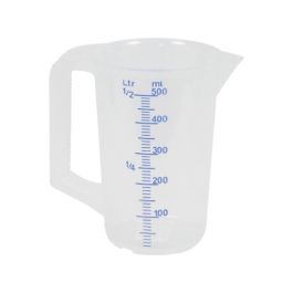 Prix et caractéristiques MESURE 0.5 LITRE GRADUEE-TRANSPARENT