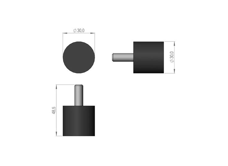 Tampon caoutchouc-métal - boeck GmbH