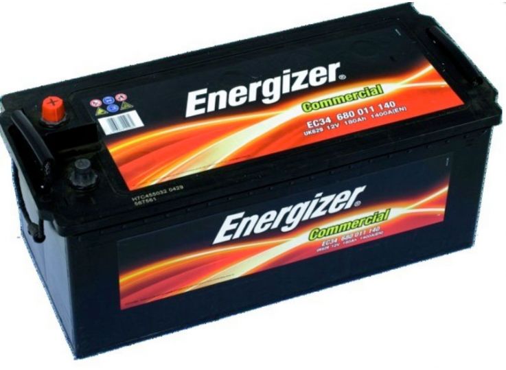 Batterie 12V 180Ah B – Démarrage 1000A, Pour Poids Lourd, Tracteur, Engin, Sans Entretien, Livrée Chargée